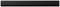 Black, rectangular beam, possibly a decorative element or part of a design.