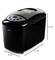 Black bread maker with digital display and buttons, height 31.3 cm, width 27 cm, depth 40.7 cm. Brand name 'DOMO'.