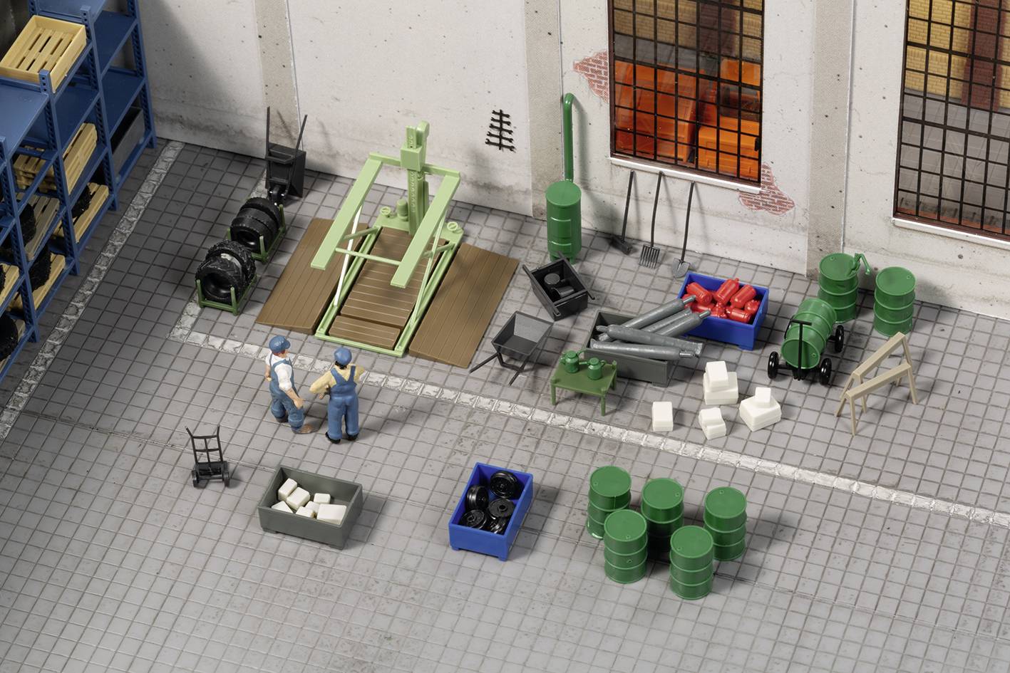 Auhagen 41682 H0 Car Workshop Equipment Assembly kit