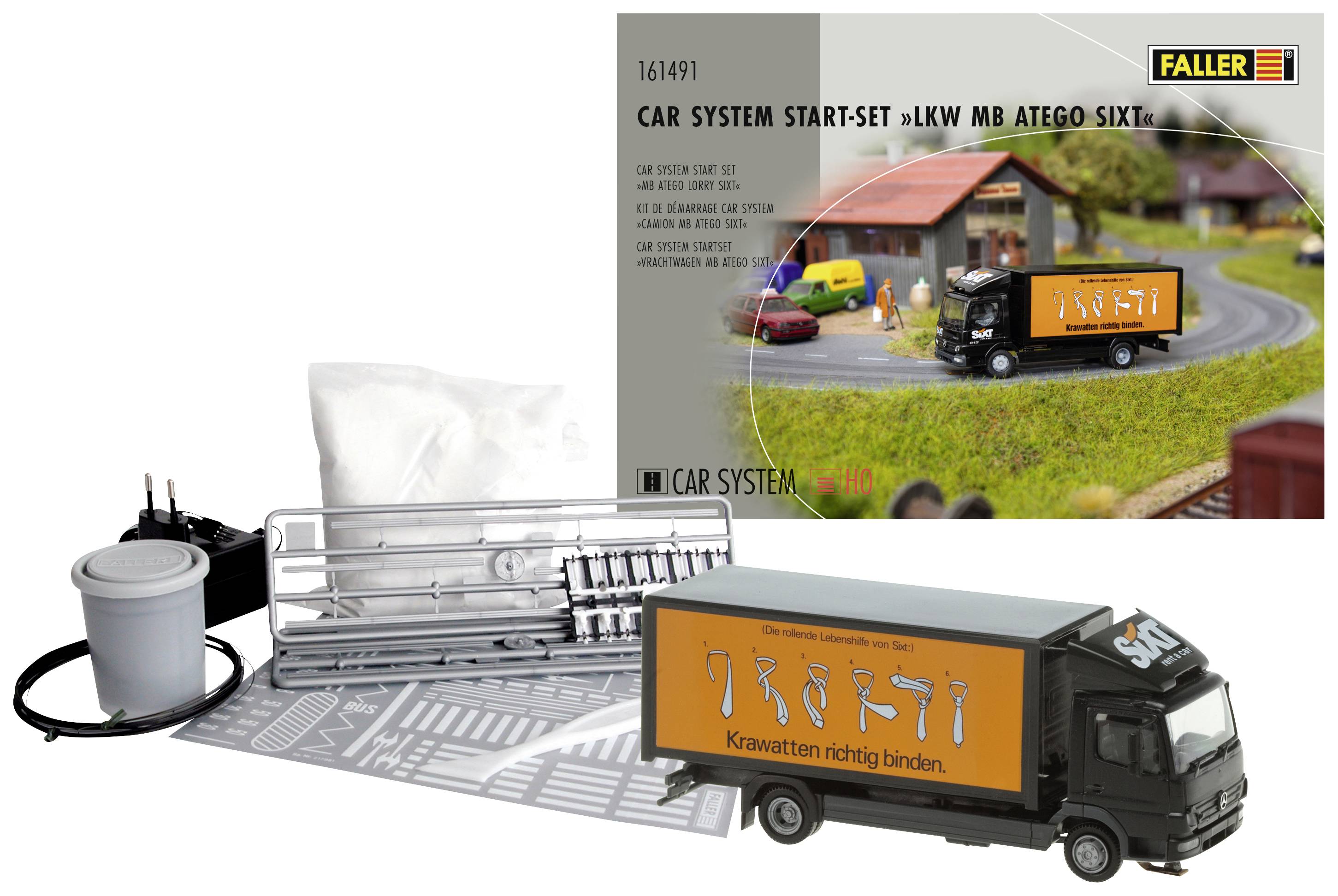 Image of Faller 161491 Start-Set LKW MB Atego Sixt Car System H0 Vehicle