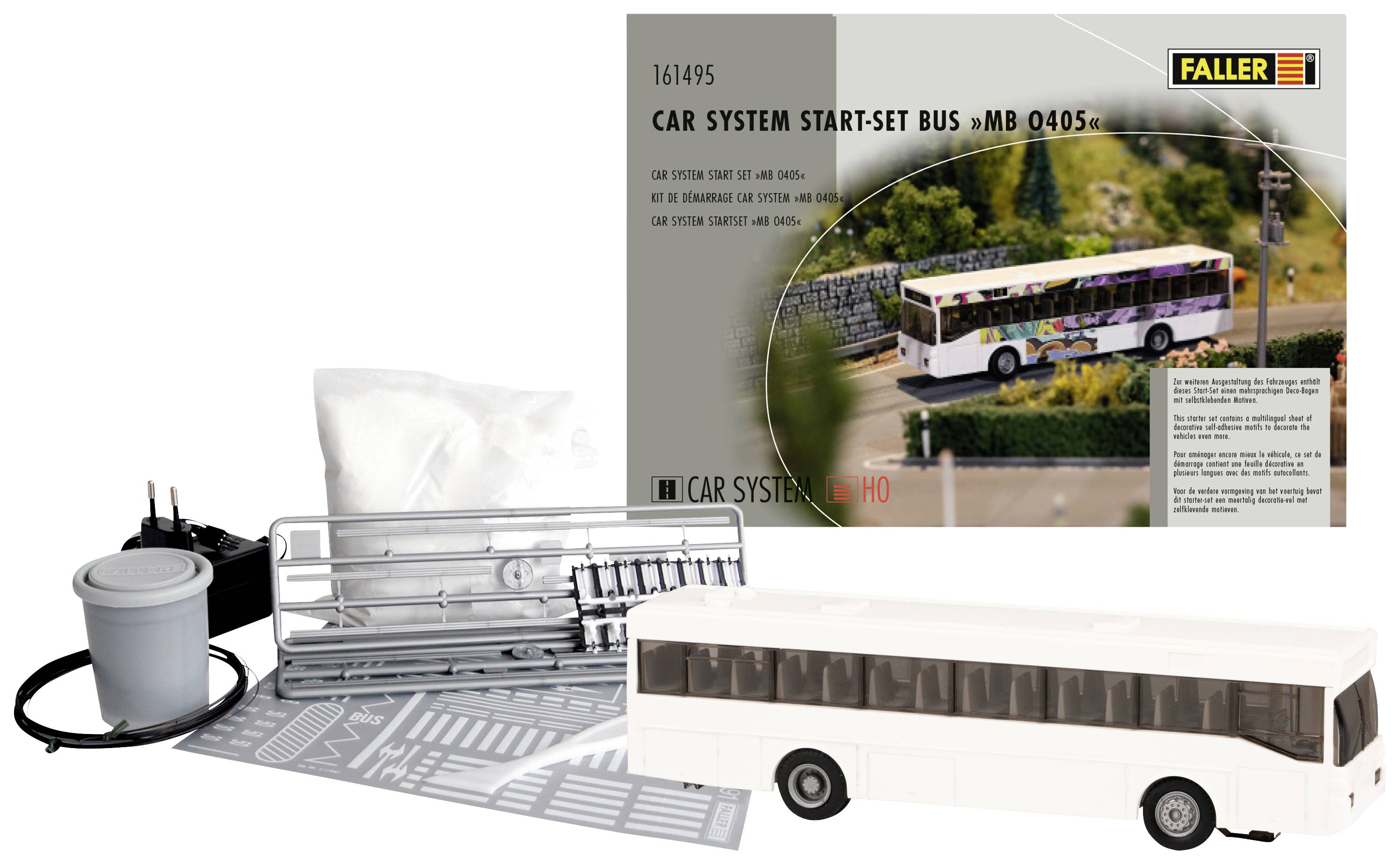 Image of Faller 161495 Start-Set Bus MB O405 inkl. Decos Car System H0 Vehicle