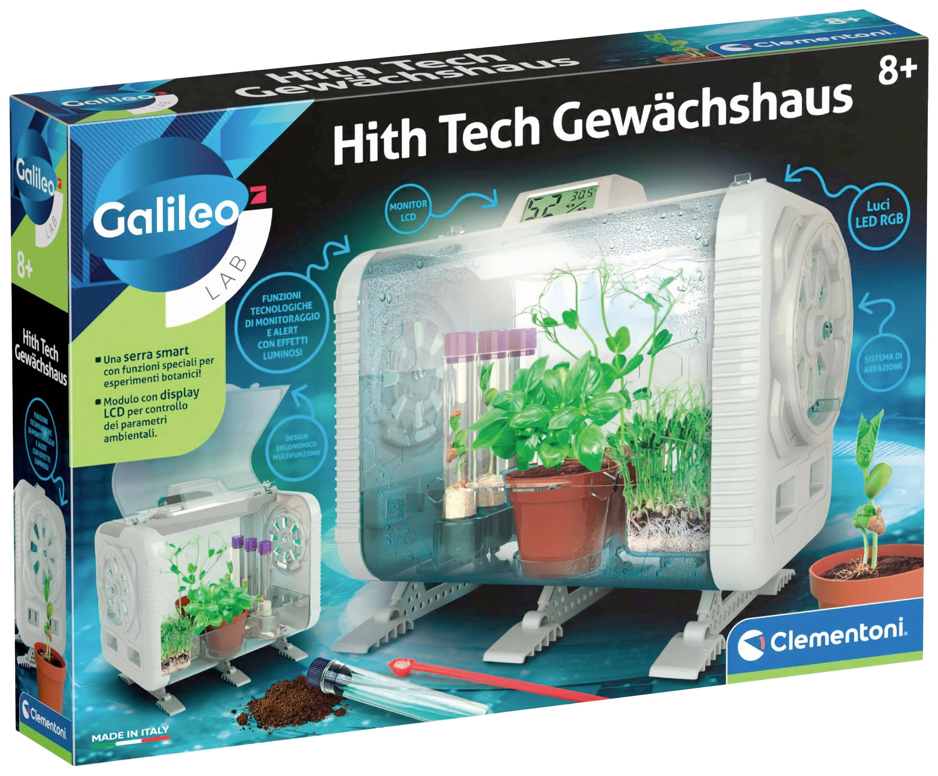 Clementoni 59406 Galileo High Tech Gewaechshaus Science kit (box) 8 years and over