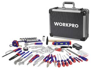 WorkPro  WP209100 Tool kit DIYers, Universal Case 297-piece