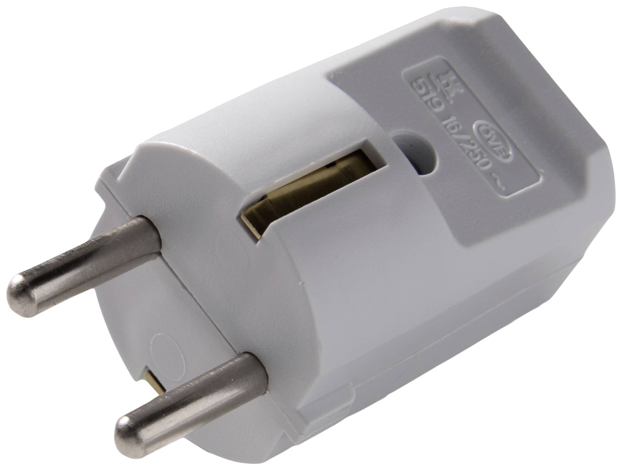 Martin Kaiser 519oT/gr Safety plug Polyamide 6 250 V Grey IP20