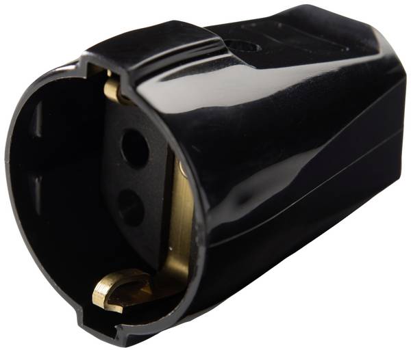 Martin Kaiser 544oT/sw Safety mains socket Polypropylene 250 V Black IP20