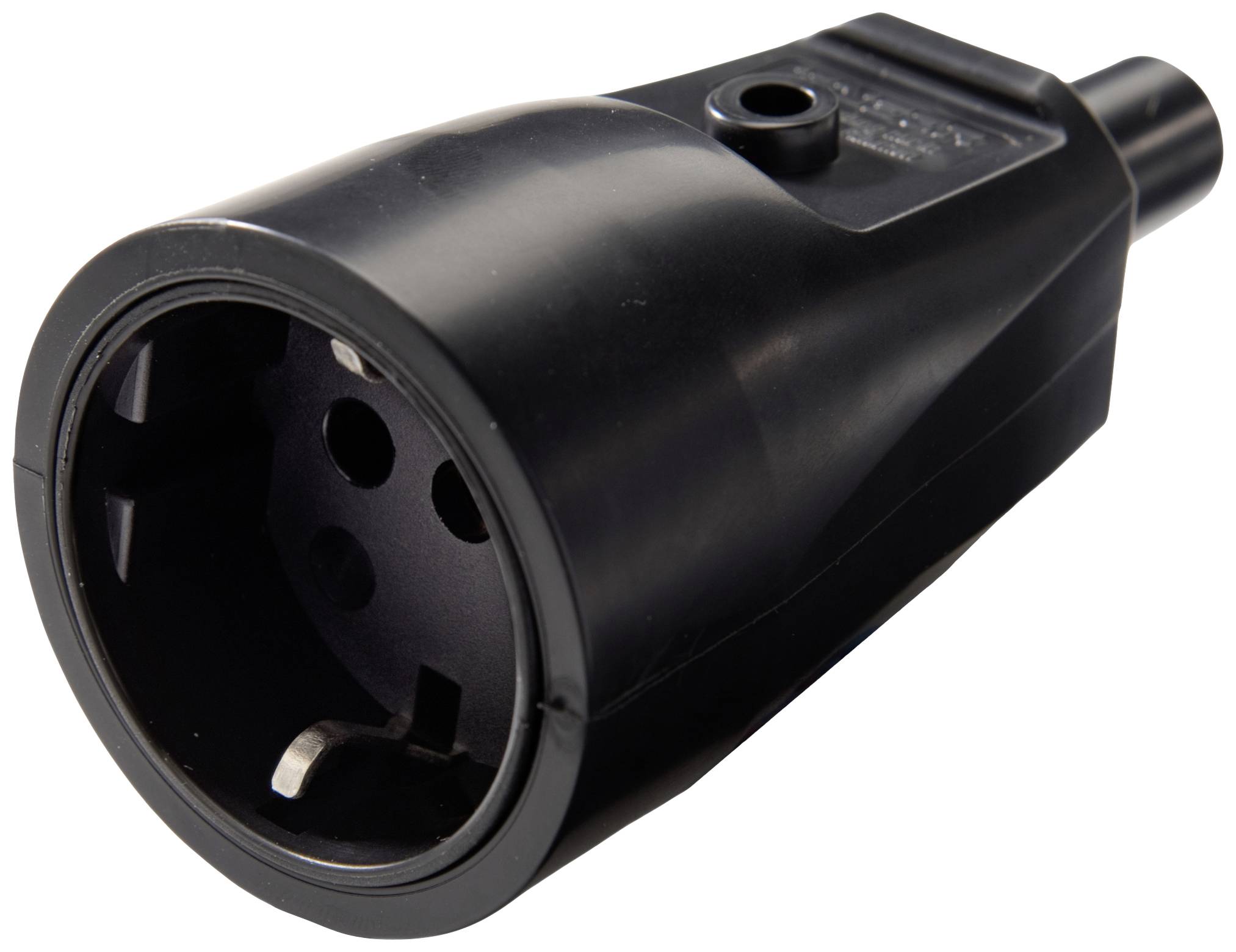 Martin Kaiser 551/sw Safety mains socket PVC 250 V Black IP20