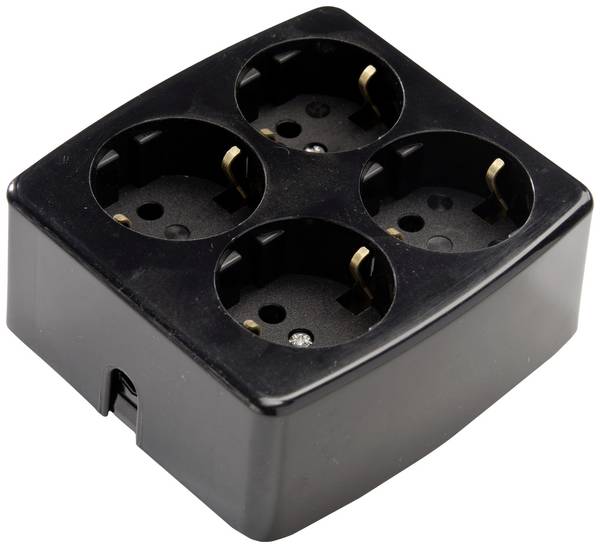 Martin Kaiser 536/sw Multi-receptacle 250 V Black IP20