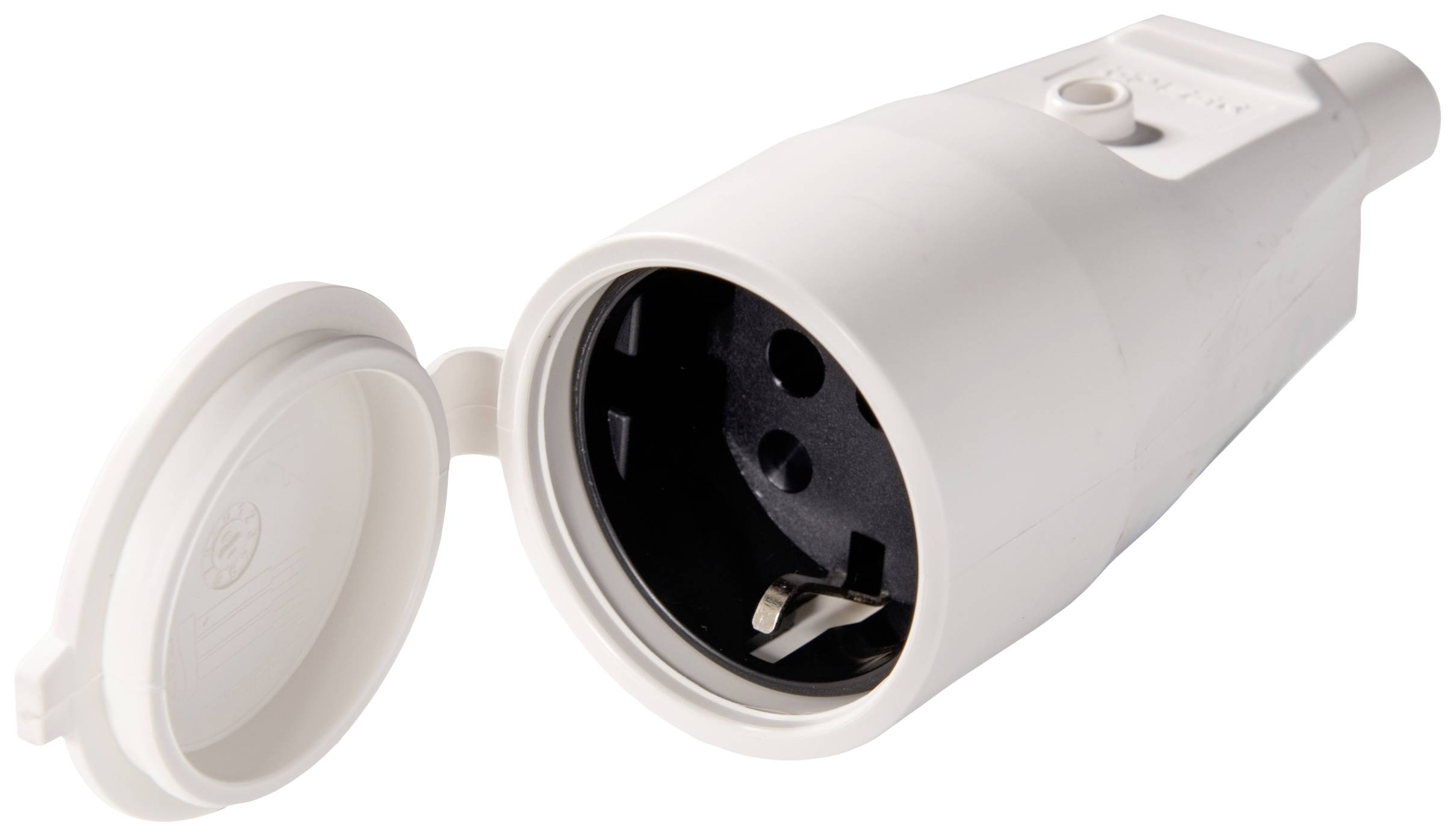 Martin Kaiser 552/kws Safety mains socket PVC 250 V Chalk white IP44