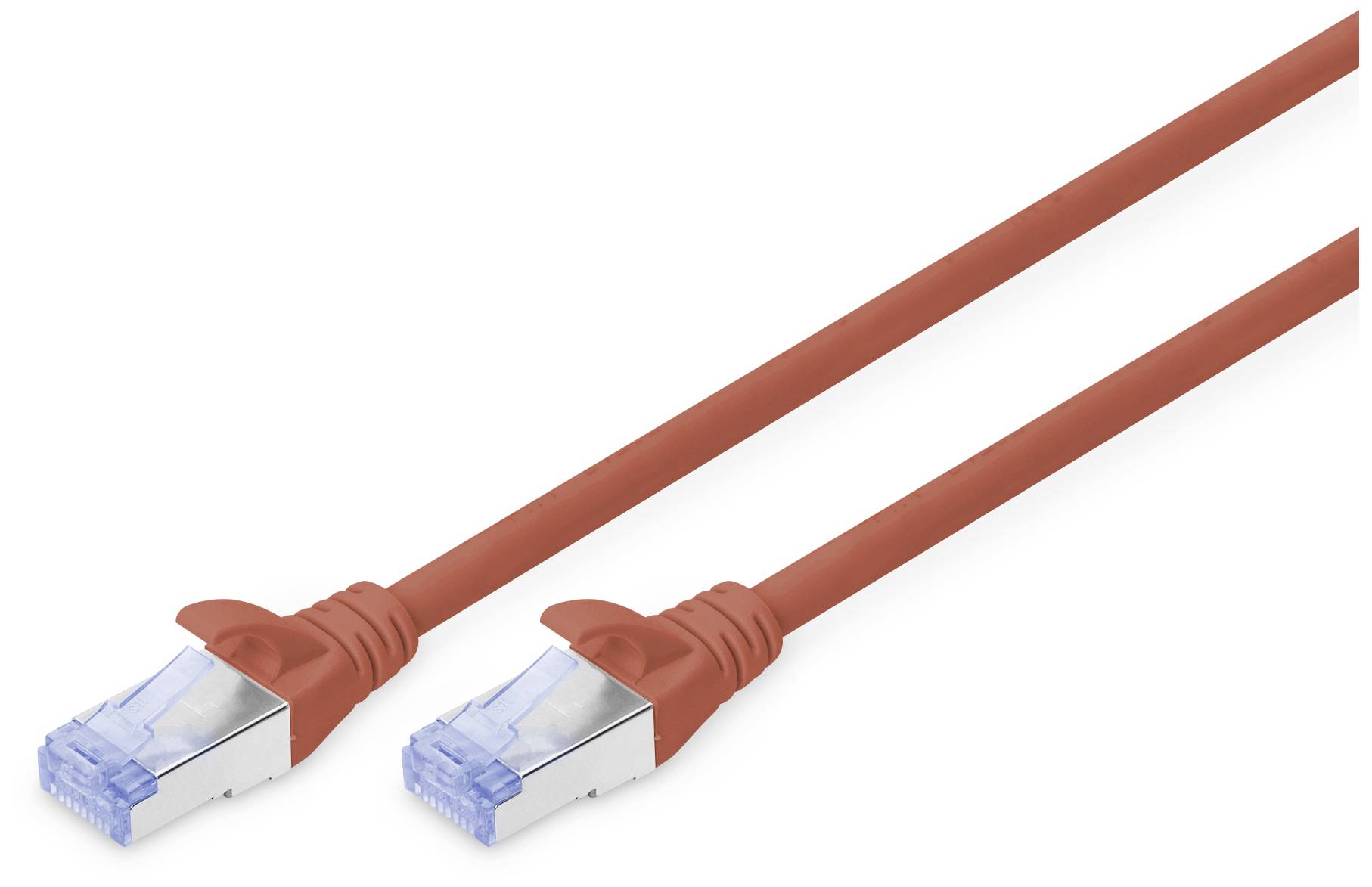 Digitus DK-1532-070/R RJ45 Network cable, patch cable CAT 5e SF/UTP 7 m Red PVC coating, double shielding, multi-core 1 pc(s)
