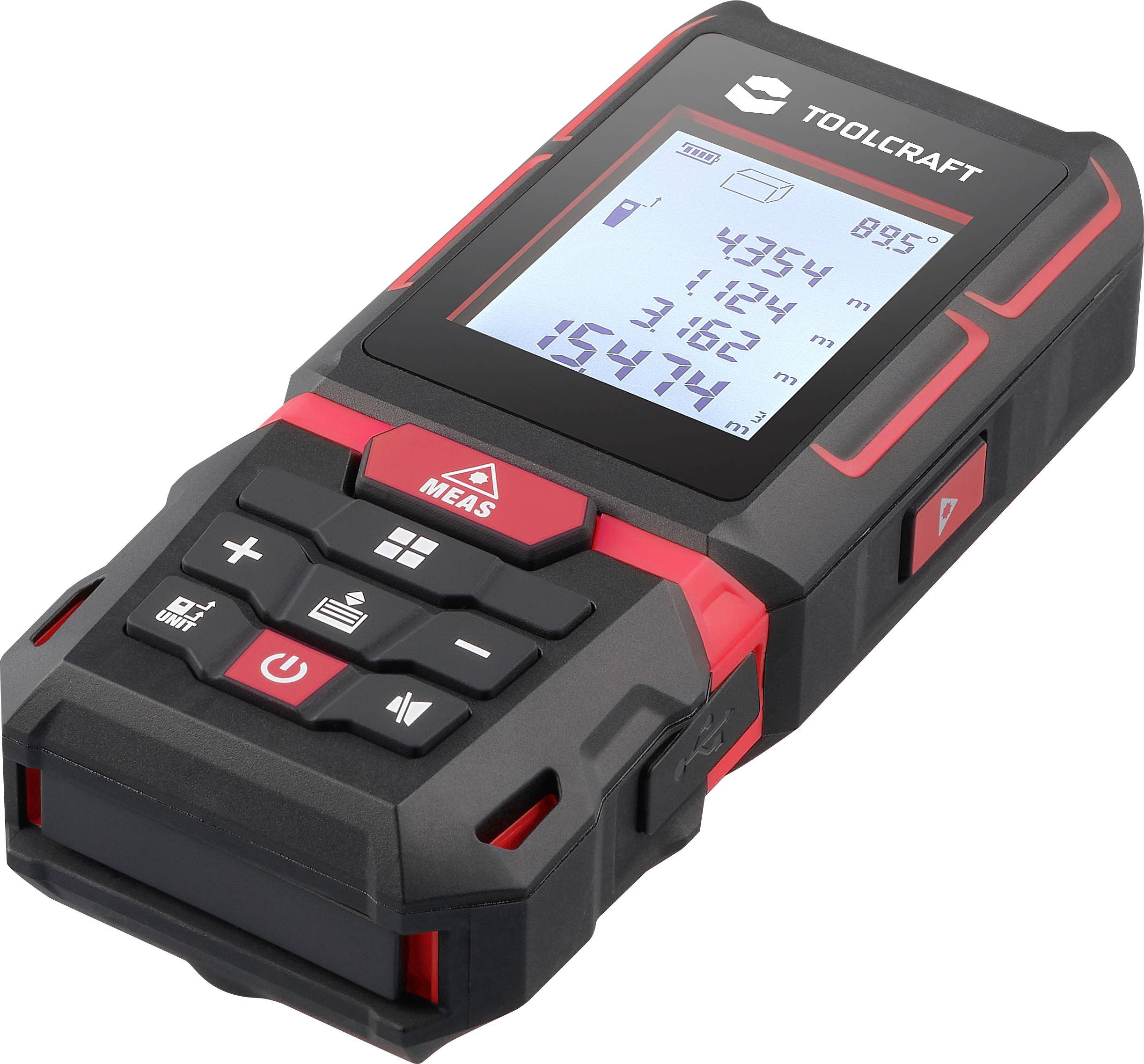 TOOLCRAFT LDM XG40 L Laser range finder Rechargeable Li-ion battery 40 m