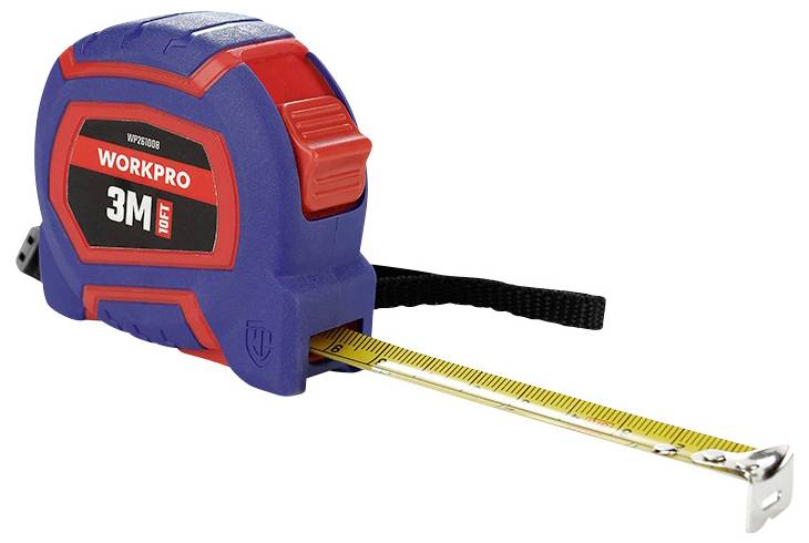 WorkPro WP261008 Tape measure 3 m Nylon