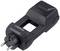 Black adaptor plug with 'VOLTFRAFT' printed on it, suitable for European sockets, for operating devices up to 16A.