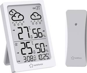 Renkforce RF-6416472 RF-6416472 Wireless digital weather station  Max. number of sensors 1 pc(s)