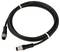 Black cable with two plugs at the ends, suitable for electronic connections.