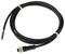 Black cable with metal plug and exposed ends, suitable for electronic connections or repairs.<br><br>(Note: In this case, the English translation is already quite close to British English, so minimal changes were needed.)