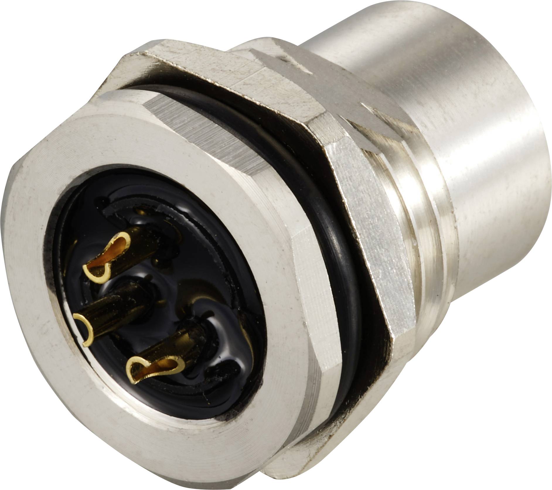 TRU COMPONENTS TC-12833196 Sensor/actuator recess-mount socket M12 Socket, built-in No. of pins (RJ): 3 1 pc(s)