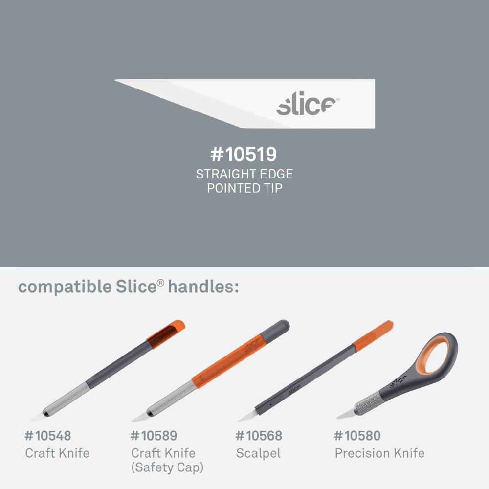 Slice 10519 Ceramic spare blades, straight blade, sharp 4 pc(s)-3