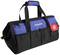 Black and blue tool bag with red details and the inscription 'WORKPRO', suitable for transporting tools.