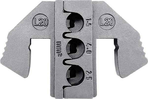TOOLCRAFT TO-9625869 Crimp inset MCP 6.3/4.8K & SPT Contact (SWS) 1.5 up to 2.5 mm² Suitable for brand (pliers) TOOLCRAFT
