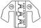 Crimp tool with square shape, marked with 'Y2' and various mm² sizes: 0.25-0.5, 0.75-1.0 and 1.5-2.5 for cable connections.