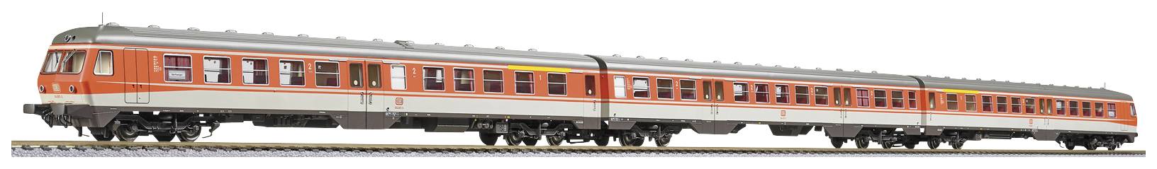 Image of Liliput L133169 H0 3-piece Diesel rail car series 614/914 of DB