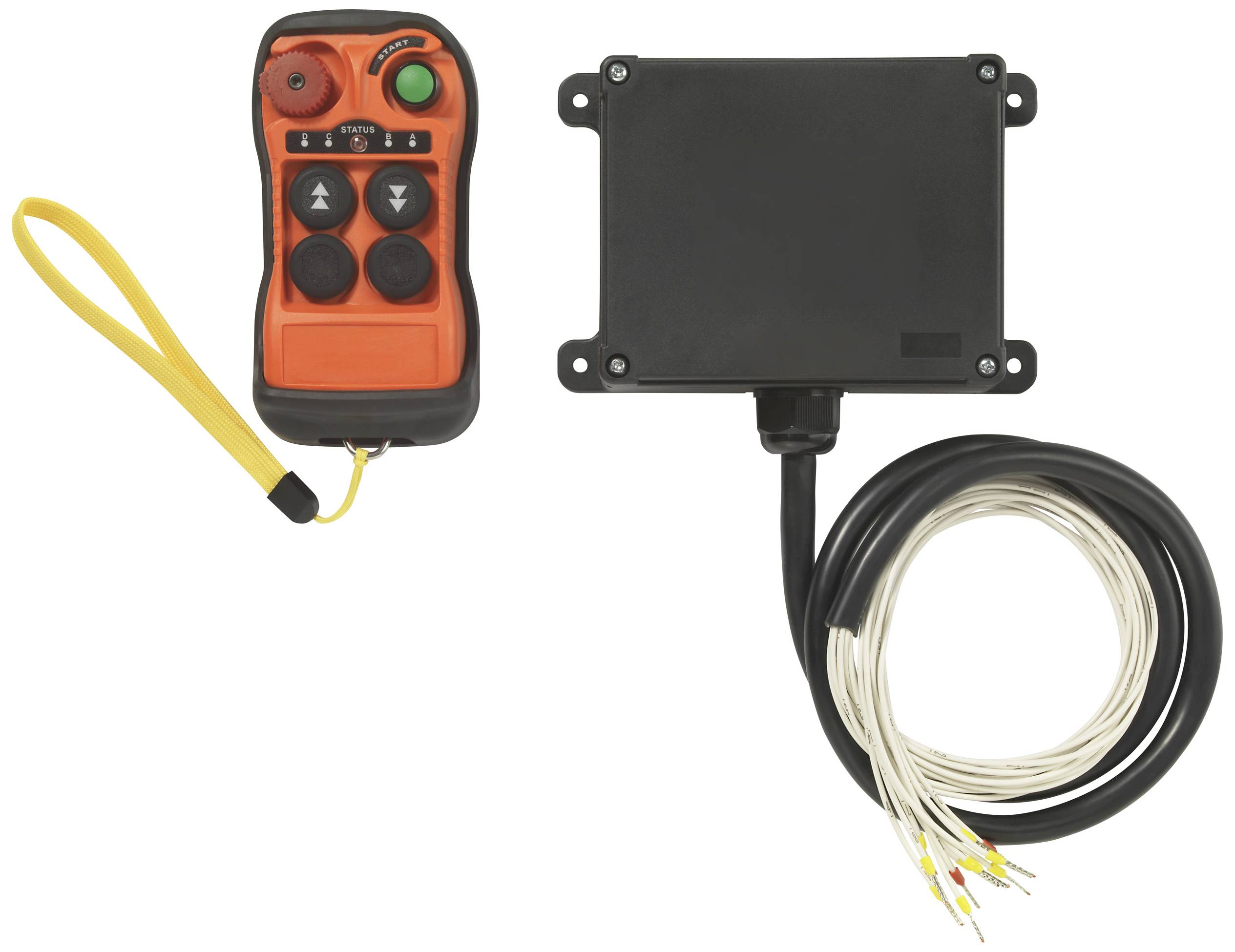 TRU COMPONENTS TC-Q200 36-480V Industrial radio control 2-channel 36 - 480 V 1 pc(s)