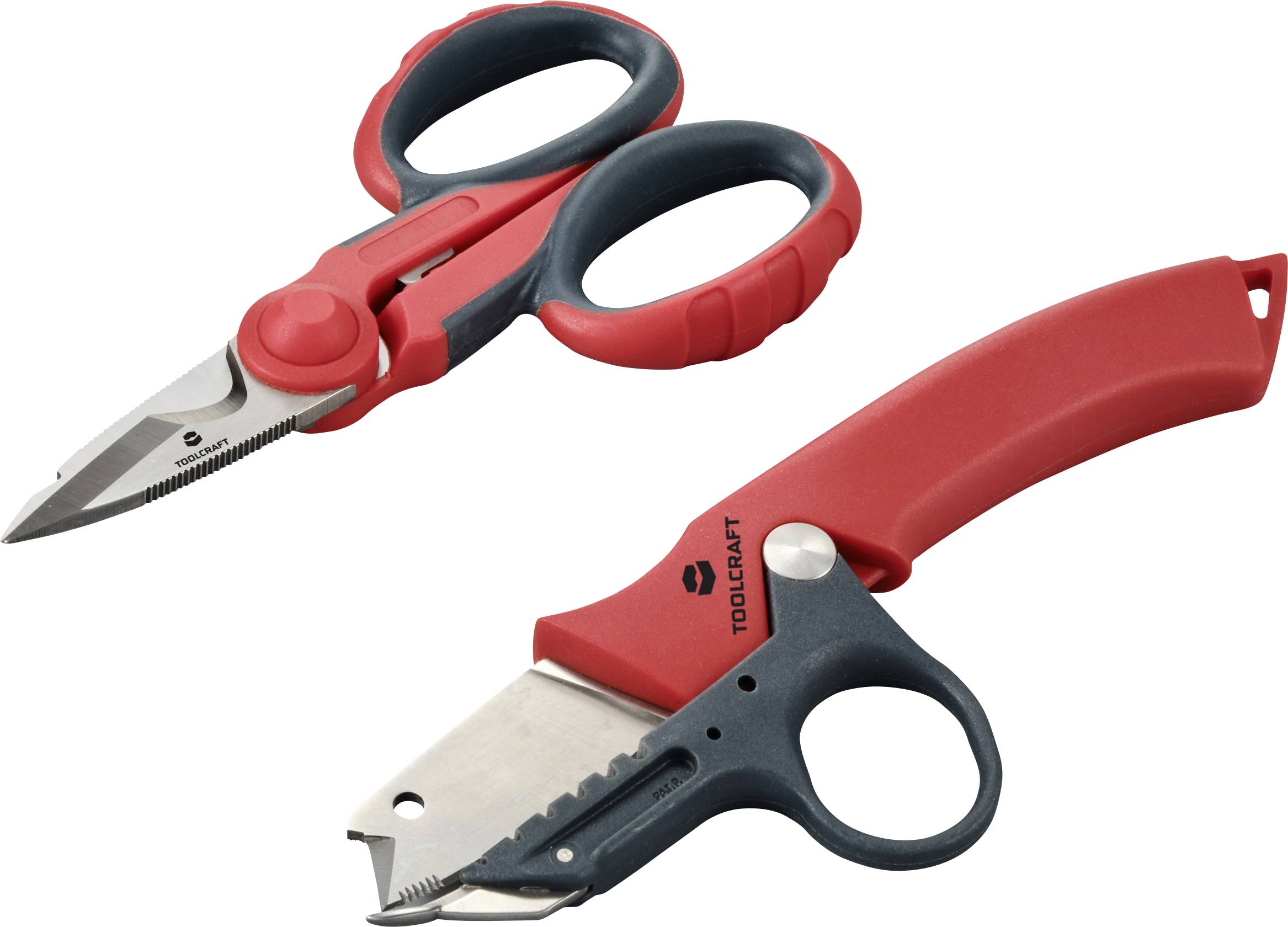 TOOLCRAFT TO-9626415 Cable cutter/scissors set 139 mm, 170 mm