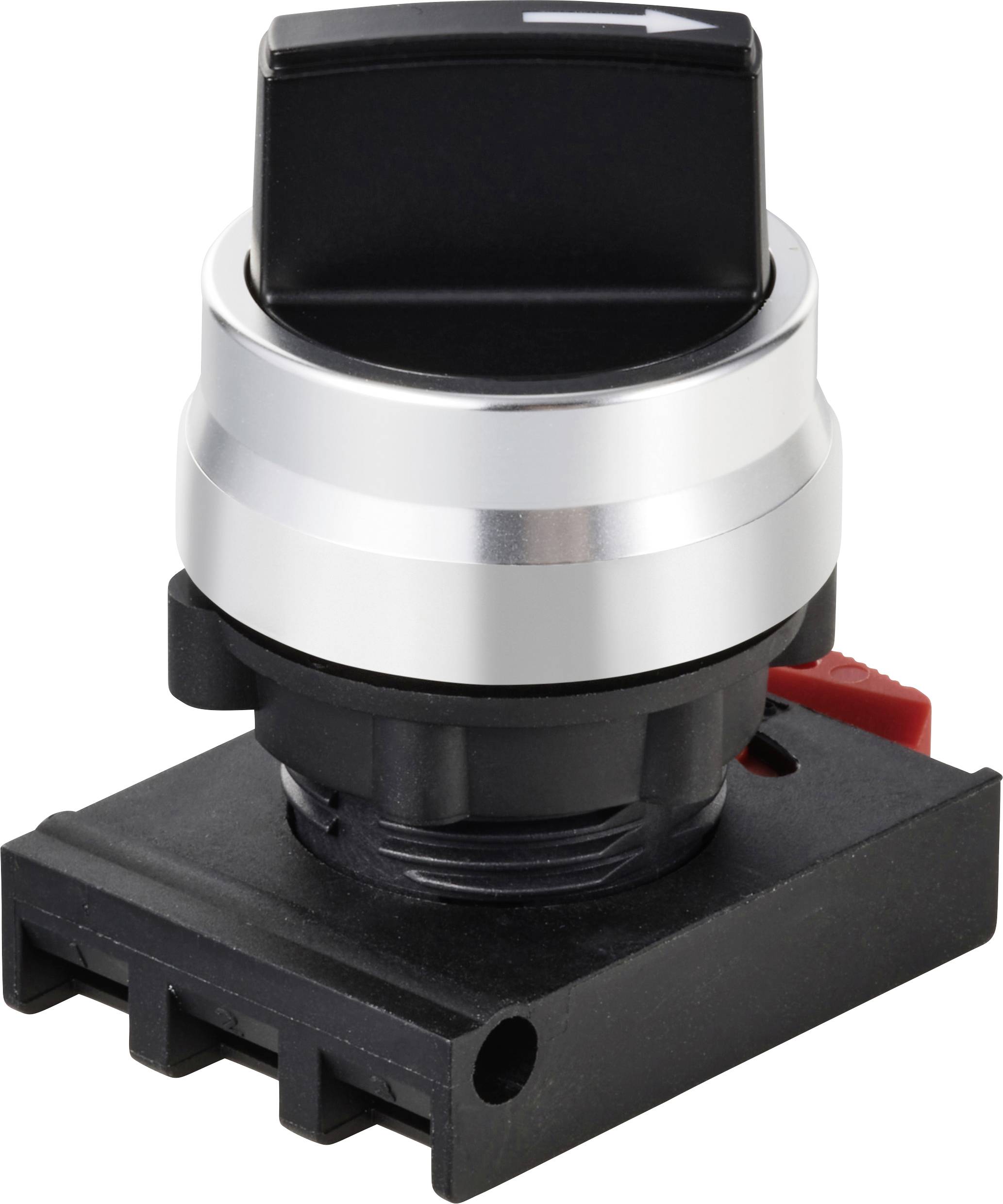 TRU COMPONENTS TC-12835256 ONPOW26BK-X/21 Selector head Toggle Black 2 x 90 ° 1 pc(s)