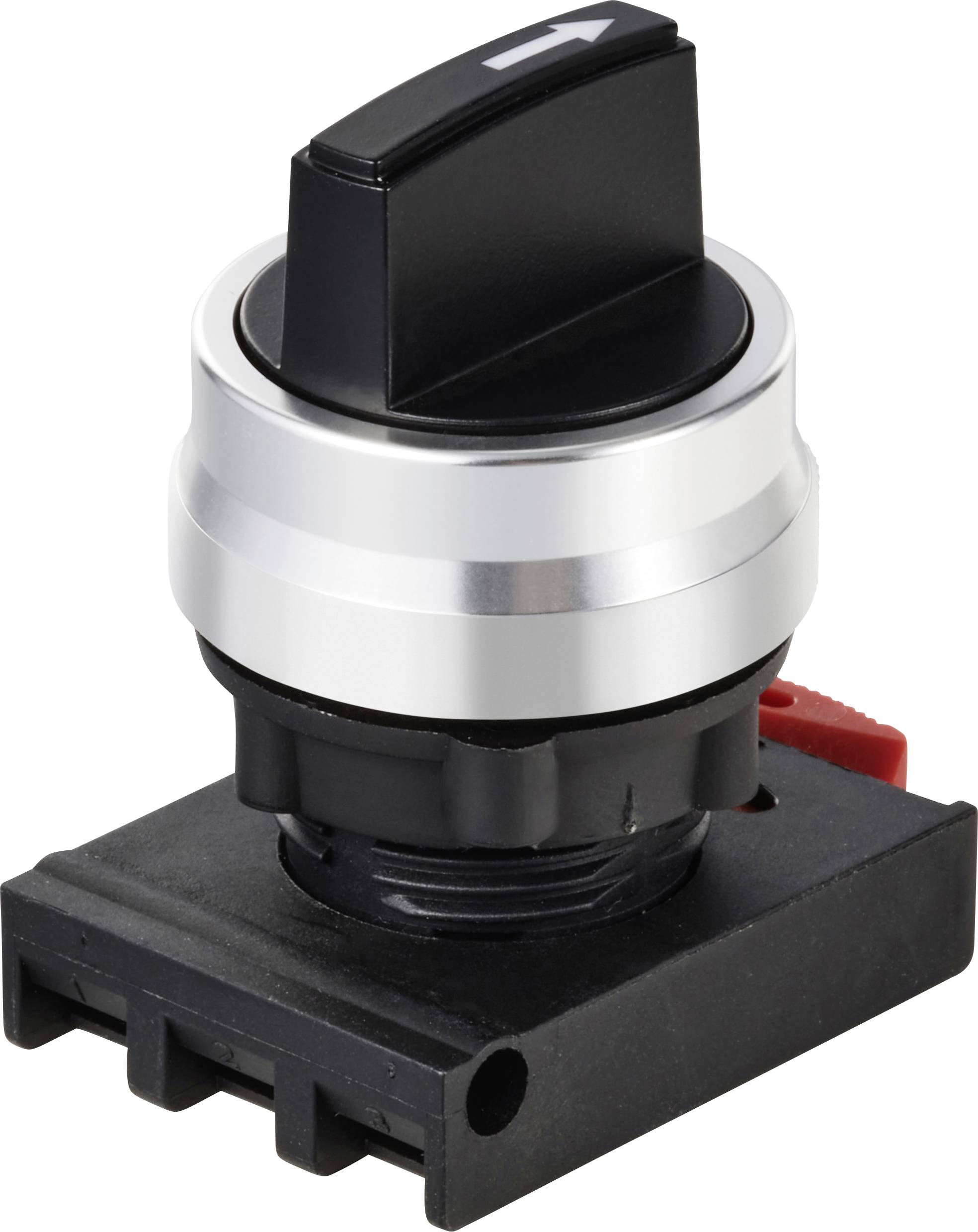 TRU COMPONENTS TC-12835260 ONPOW26BK-X/31 Selector head Toggle Black 3 x +/- 45 ° 1 pc(s)