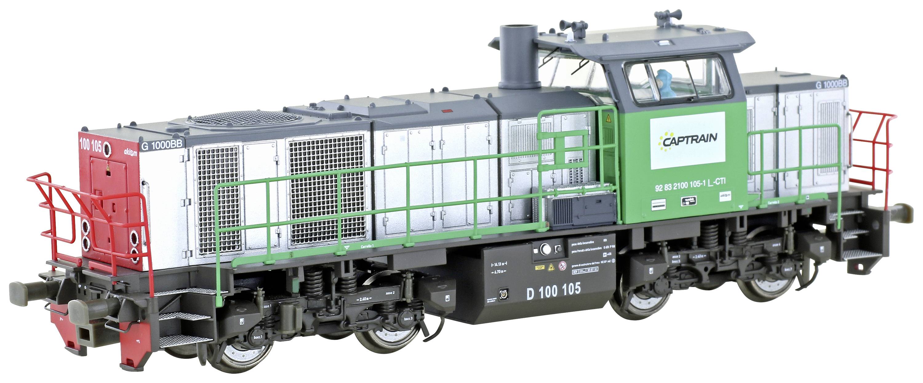 Mehano 90566 H0 Diesel loco Vossloh D100 105 of Captrain
