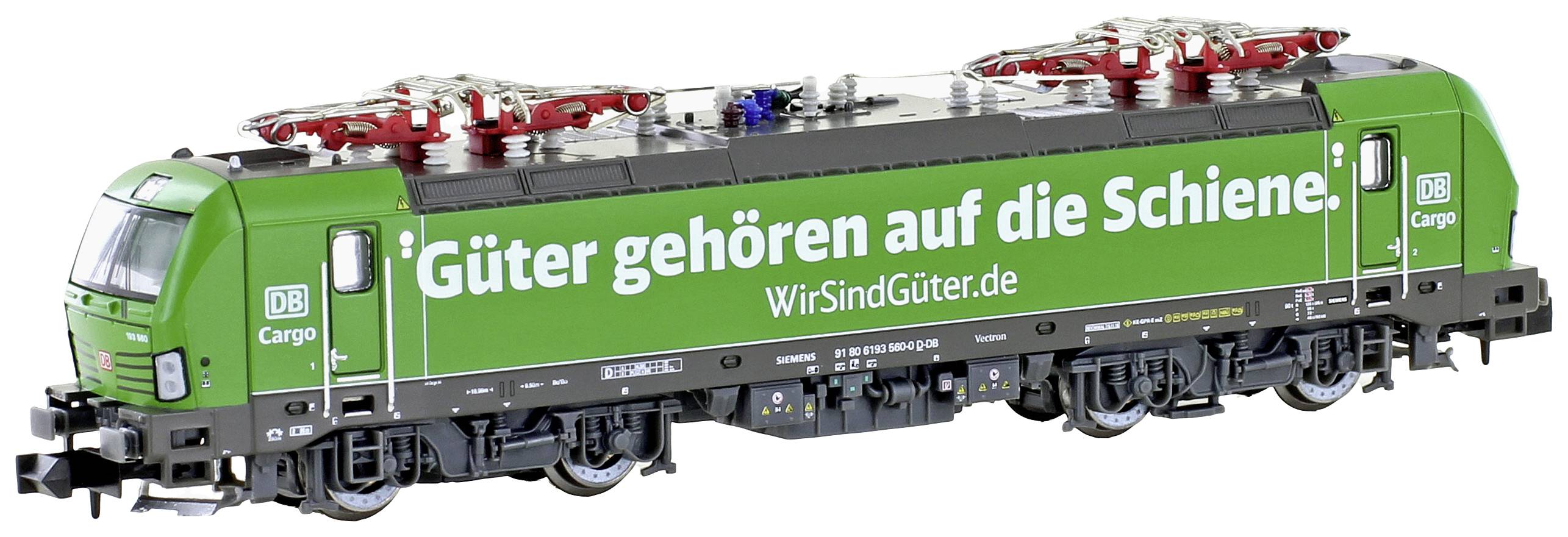 Image of Hobbytrain H30174 N series 193 560 Vectron WirsindGoods electric locomotive of DB Cargo