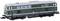 A model of a green locomotive with detailed windows and superstructures, viewed from the side.