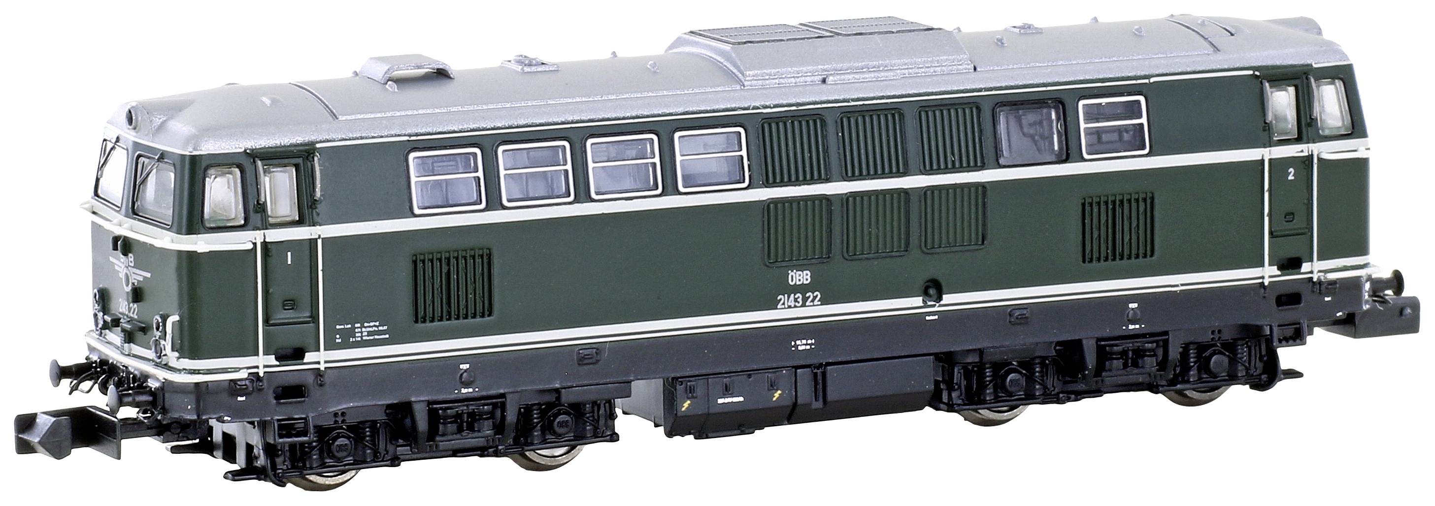 Jägerndorfer JC60000_6 N diesel locomotive Rh 2043 green of ÖBB