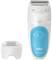 Braun electric epilator and shaver attachment, 'Silk-épil 5' model, with white and blue design, for hair removal.