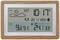 Weather station with digital display shows: 9.8°C, 91% humidity outside; 24.1°C, 33% humidity inside; time 10:17 Monday.