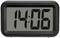 Digital clock showing the time '14:06'. Black frame with grey background.