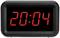 Digital clock shows the time '20:04' in red illuminated digits.