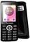 A classic mobile phone with buttons; the current weather and time are displayed on the screen.