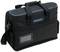Black tool bag with blue accents, two carrying handles and a shoulder strap, rectangular in shape with a Klauke logo in the centre.