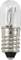 A clear light bulb with a metal base, suitable for low voltage settings.