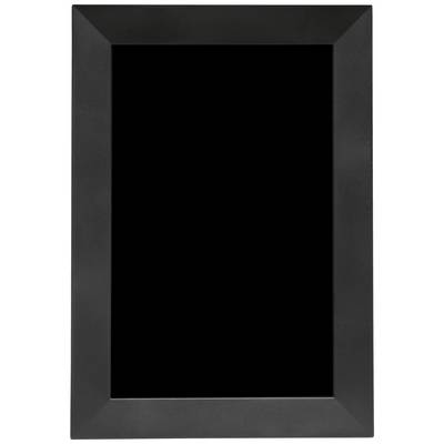 Black rectangular frame, empty and vertically oriented.