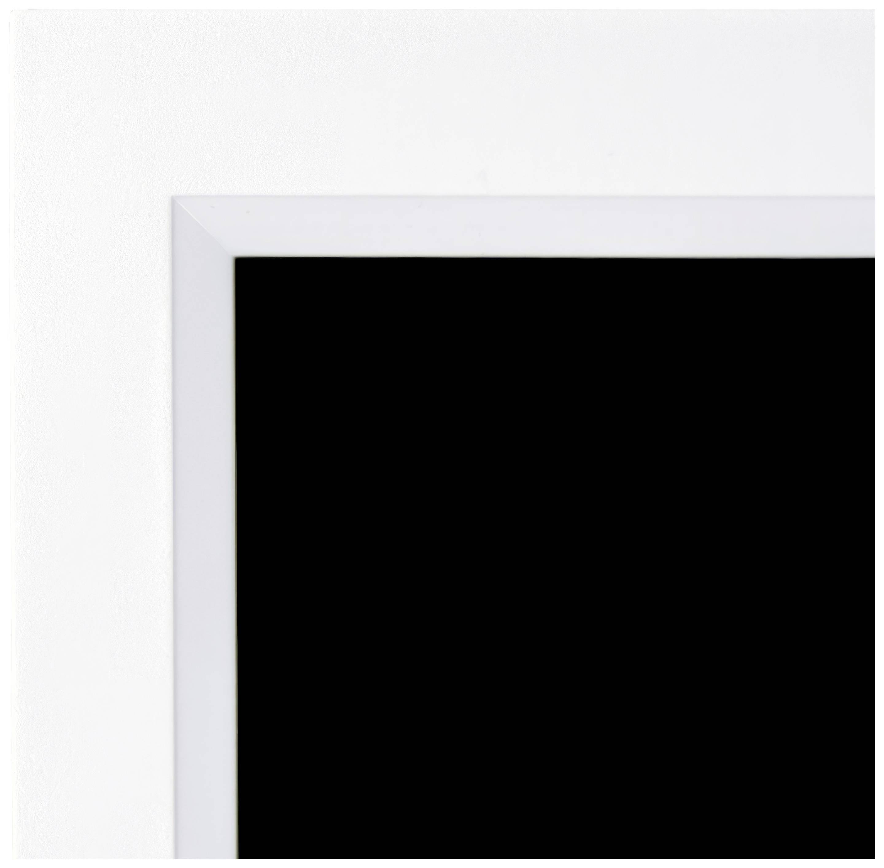 A white-framed square with a black background in the top right corner.