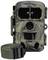 Camouflage outdoor wildlife camera with wide-angle lens and infrared sensors, including mounting strap. Perfect for animal tracking.