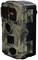 Wildlife camera with camouflage pattern and multiple lenses, suitable for animal monitoring or outdoor security.