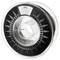 A spool of black Spectrum Carbon PLA filament. The label displays technical details such as material type, diameter, and temperature ranges.
