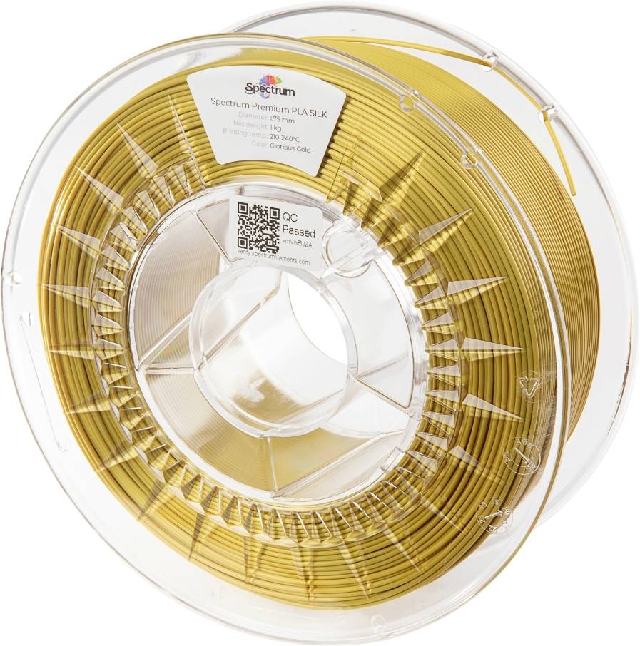 Spectrum Filaments 80439 PLA SILK Filament PLA satin satin 1.75 mm 1000 g Glorious gold, Gold 1 pc(s)