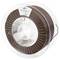3D printer filament reel in chocolate colour, manufactured from premium PLA.