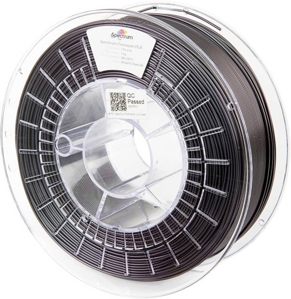 Spectrum Filaments 80580 PLA Premium Filament PLA Multicolour, Colour change 1.75 mm 1000 g wizard charcoal, Black 1 pc(s)