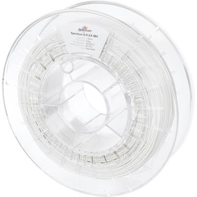 Spectrum Filaments 80521 S-Flex 98A Filament TPU clexible 1.75 mm 500 g polar white, Polar white, White 1 pc(s)