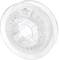 Spool of white 3D printer filament, brand Spectrum, model S-Flex 98A. Filament suitable for flexible and elastic prints.